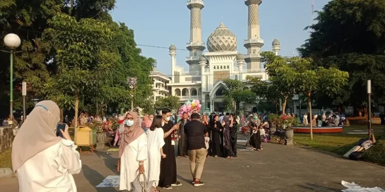 Alun alun Kota Malang.