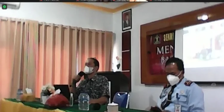 Program Dosen Berkarya Universitas Brawijaya bersama Balai Pemasyarakatan (Bapas) Kelas I Malang. Foto: tangkapan layar