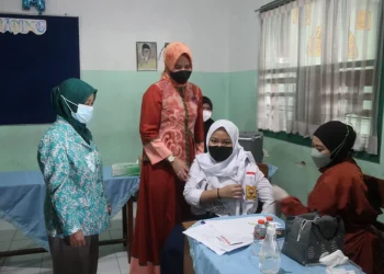 Sasar Pelajar, Yayasan Kartika Jaya Gelar Serbuan Vaksinasi COVID-19