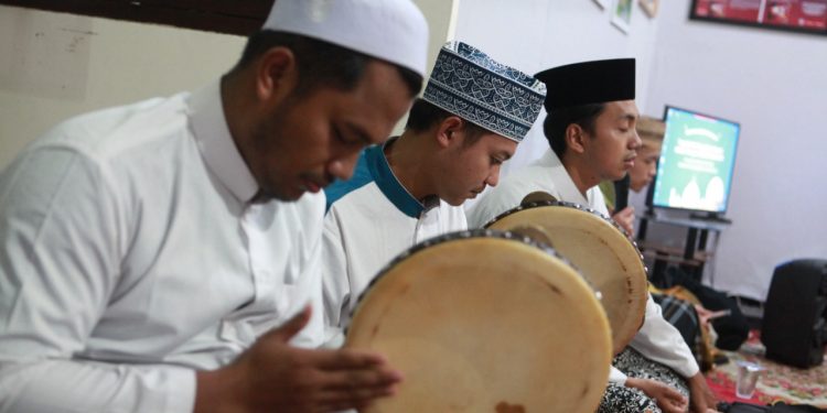 Suasana Maulid Nabi Muhammad SAW di Kantor Tugu Media Group. Foto: Ben