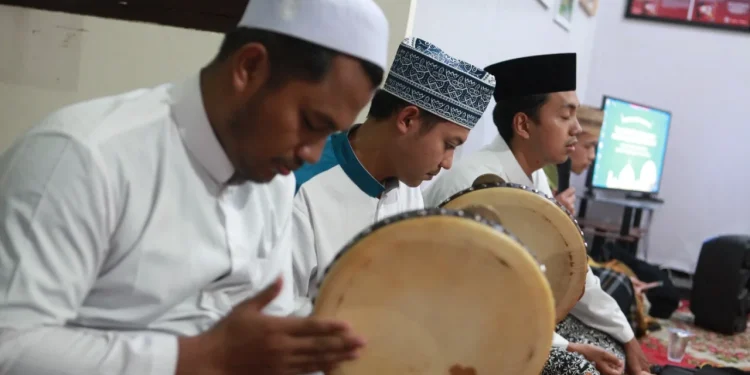 Suasana Maulid Nabi Muhammad SAW di Kantor Tugu Media Group. Foto: Ben
