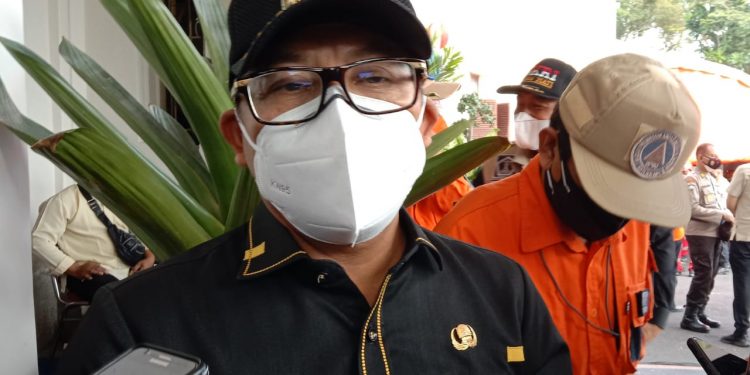 Wali Kota Malang, Sutiaji memaparkan potensi bencana di Kota Malang. Foto: M Sholeh