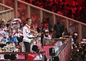 Kehadiran Presiden Jokowi dalam pembukaan PON XX Papua 2021/tugu malang