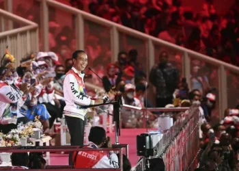 Kehadiran Presiden Jokowi dalam pembukaan PON XX Papua 2021/tugu malang