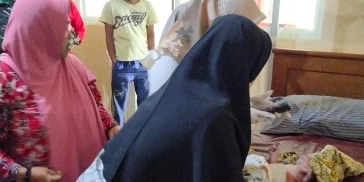 Bayi ditemukan di jalan setapak di Pakis Kabupaten Malang