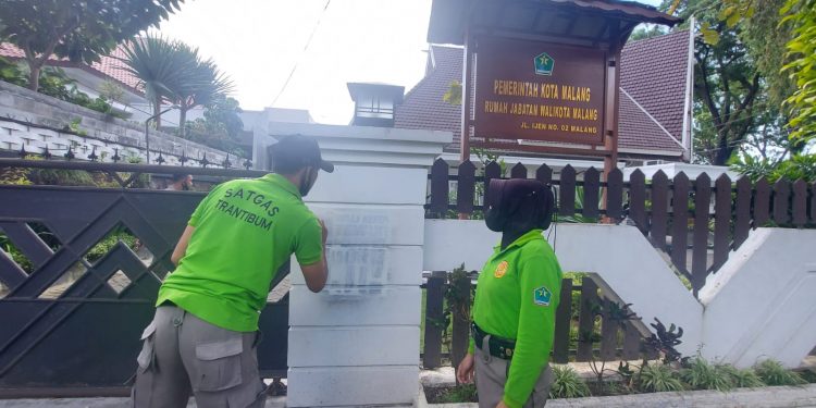 Vandalisme di kediaman Wali Kota Malang