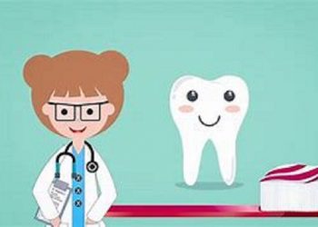 Ilustrasi gigi anak yang rentan berlubang