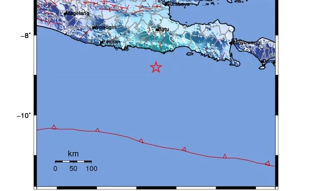 gempa di malang tak berpotensi tsunami