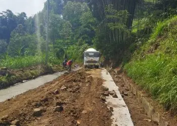 Akses jalan ke Gunung Banyak diperbaiki