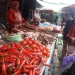 Penjual sayur di Pasar besar Kota Malang