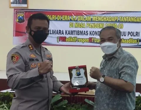 kapolres Madiun dan Dr Aqua Dwipayana