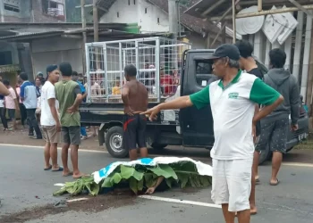 jenazah pelajar yang tewas karena laka lantas