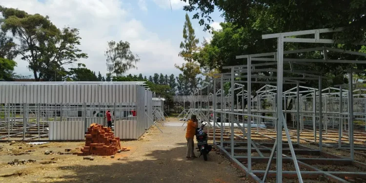 tempat relokasi pedagang pasar Besar Batu