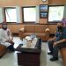 Aqua dwipayana bersama Direktur RSUD dr Mohamad Soewandhie