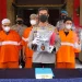 Kapolsek Klojen dan barang bukti ganja milik 3 sahabat.