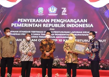 Kota Malang menerima WTP selama 10 kali berturut turut.