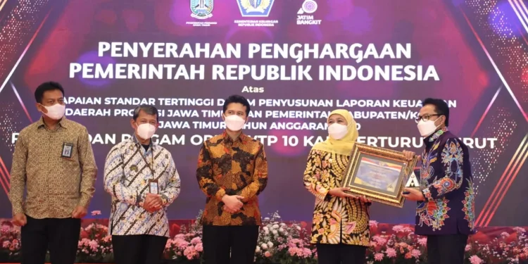 Kota Malang menerima WTP selama 10 kali berturut turut.