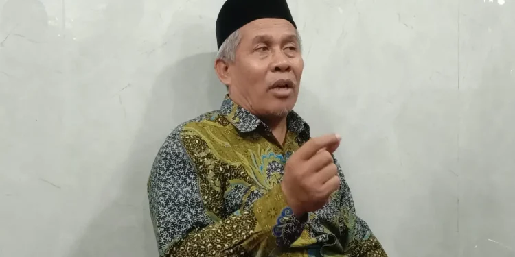 Ketua PWNU, Marzuki Mustamar usai menghadiri kegiatan peringatan Maulid Nabi di Ponpes Sabilurrosyad Malang, pada Rabu (3/11/202) malam. Foto: M Sholeh