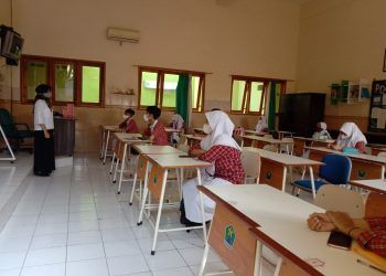 Pembelajaran tatap muka di Kota Malang. Foto: M Sholeh