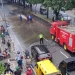 Lalu Lintas di Depan Pasar Singosari Macet karena Tumpahan Solar