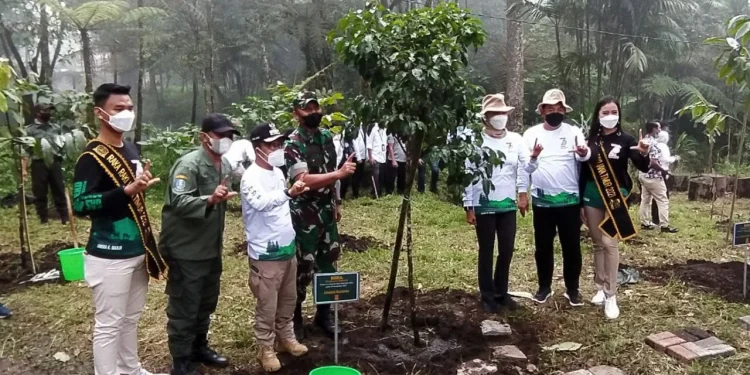 kehutanan - Dinas Kehutanan Jatim Tanam 56 Ribu Bibit Pohon di Hulu Sungai Brantas