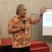 Pakar Komunikasi dan Motivator Nasional, Dr Aqua Dwipayana saat Sharing Komunikasi dan Motivasi, di Hotel Burza Jogokariyan Yogyakarta, pada Jumat (26/11/2021). Foto: dok