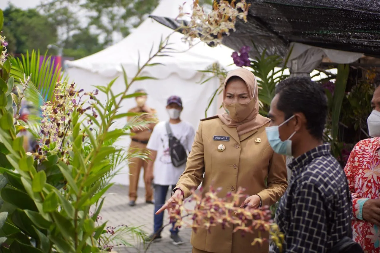 Pameran Angrek di Kota Batu