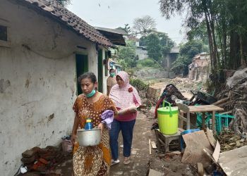 Salah satu kawasan terdakmpak banjir bandang di Kota Malang