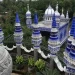 Masjid Turen atau masjid Tiban di Kabupaten Malang dari udara./