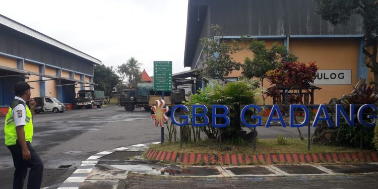 Foto: Gudang beras GBB Gadang Kota Malang