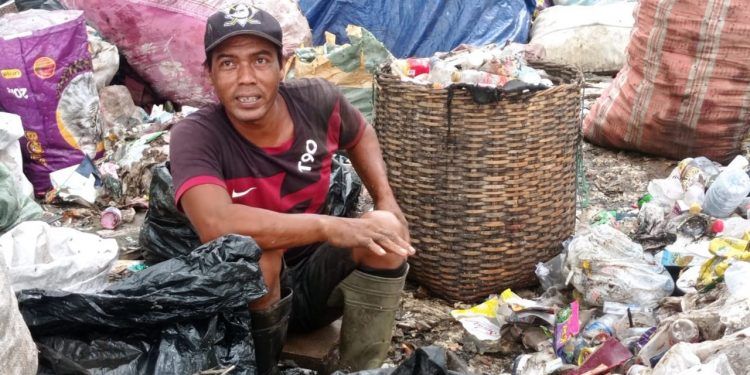 Herianto, pemulung yang pernah menemukan cincin berlian di TPA Supit Urang Kota Malang