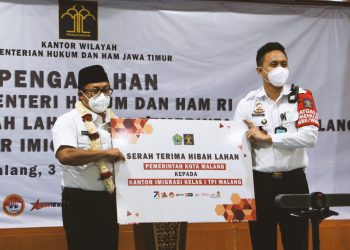 Pemkot Malang hibahkan tanah untuk kantor Imigrasi Malang
