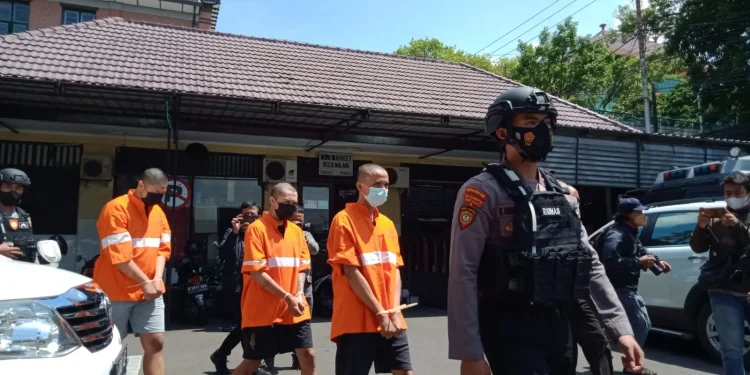 POlisi tangkap 4 tersangka pengeroyokan
