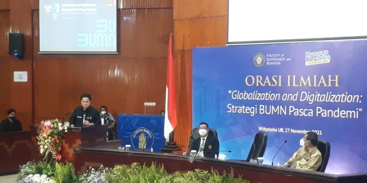 Menteri BUMN Erich Thori