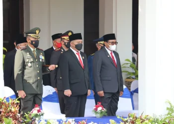 malang - Dandim 0833/Kota Malang Hadiri Upacara Peringatan Hari Pahlawan 2021