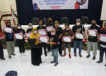Pelatihan Peningkatan Kualitas Produk UMKM oleh Diskopindag Kota Malang. foto dokumen