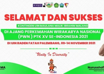 malang - Pramuka UIN Malang Ikut Andil dalam Perkemahan Wirakarya Nasional 2021
