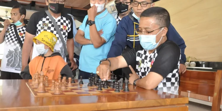 Pertandingan catur dalam rangka pariwisata aman