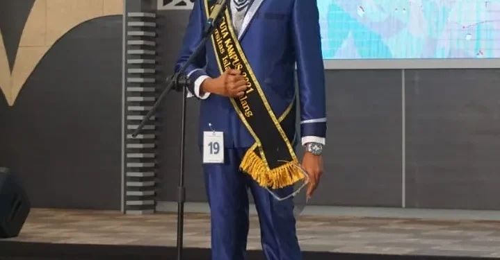 Bagus saat menjadi The Winner Duta Kampus Unisma 2021. Foto: dok