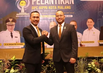 hipmi - Pelatikan Pengurus Hipmi Kota Malang, Canggih Sakina Resmi Jadi Ketua Umum