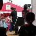 Adegan Sinetron dengan latar pengungsi Erupsi Gunung Semeru