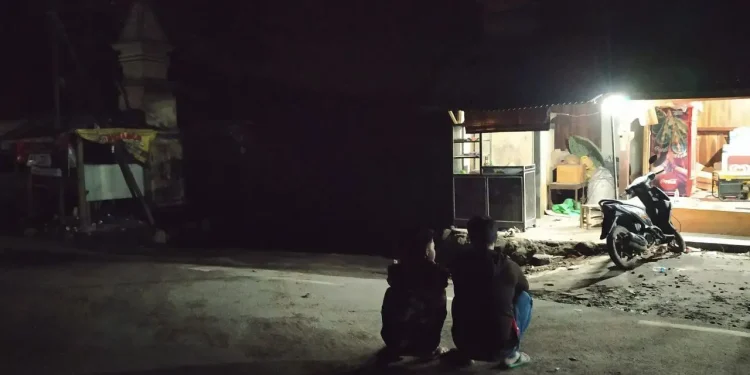 Tempat penampungan terdampak Semeru