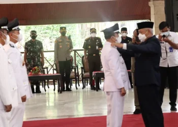 pelantikan 12 kades di Kabupaten Malang