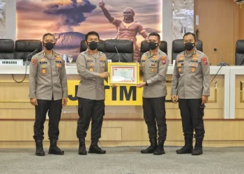 Polresta Malang Kota Mendapat penghargaan Men PaN