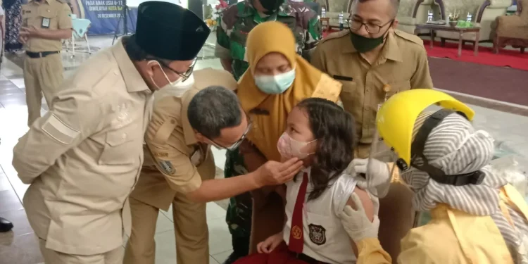 Vaksinasi anak Kota Malang