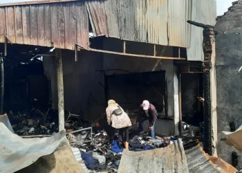 pedagang - 32 Pedagang Pasar Bululawang Terdampak Kebakaran