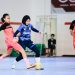 Tim futsal putri Kota Wisata Batu (KWB) Futsal Club saat Liga Nusantara Futsal Jawa Timur. Foto: Dok KONI Kota Batu