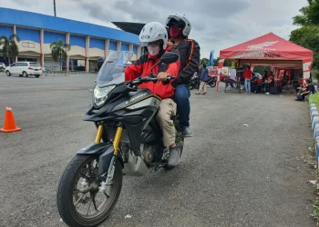 malang - Warga Malang Raya Rasakan Sensasi Berkendara Honda New CB150X