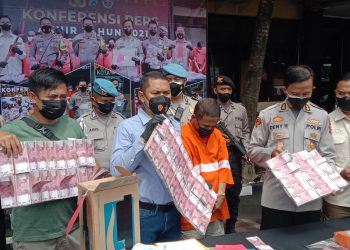 Polresta Malang ungkap praktik penggadaan uang palsu
