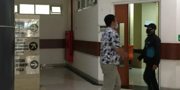 Salah satu titik hidran air di Balai Kota Among Tani. Foto/Azmy